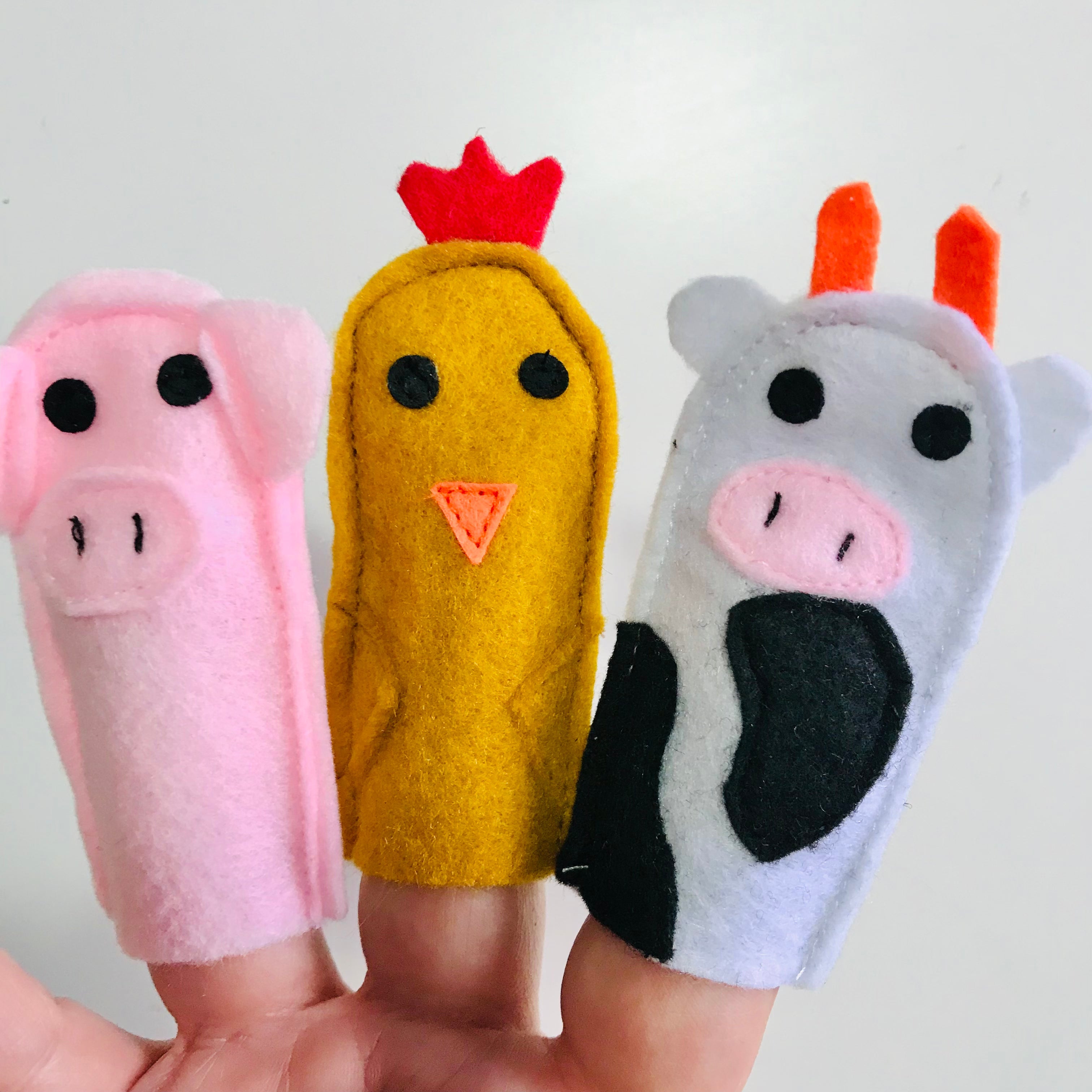 Felt Handmade Finger Puppet Sets