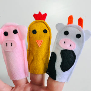 Felt Handmade Finger Puppet Sets