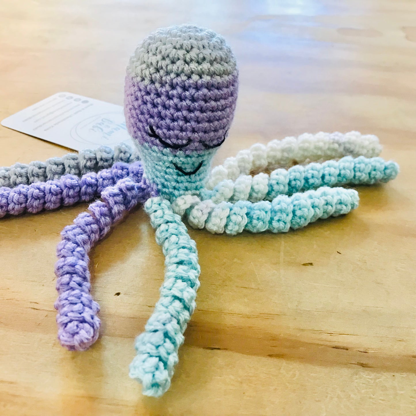 Octopus Crochet Toy - 100% cotton for Premmies & Newborns