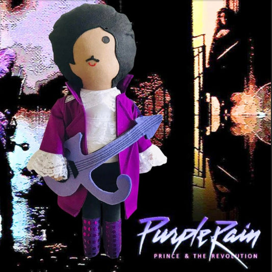 Prince Purple Rain Cloth Doll
