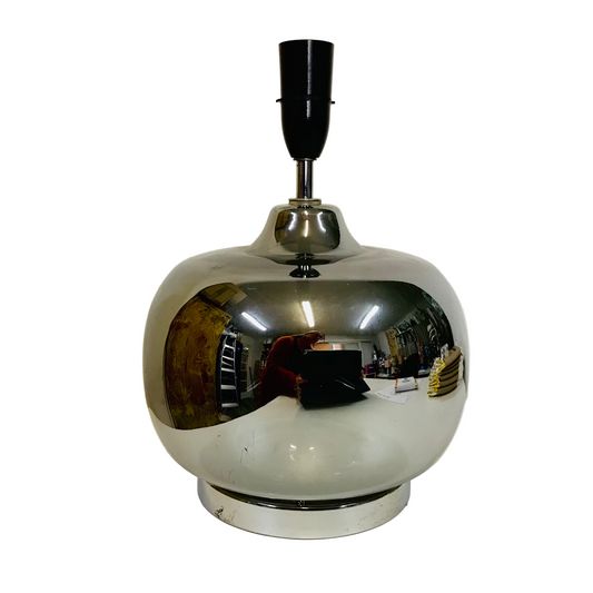 Lamp Base Only - Mirrored Glass Ball Table Lamp