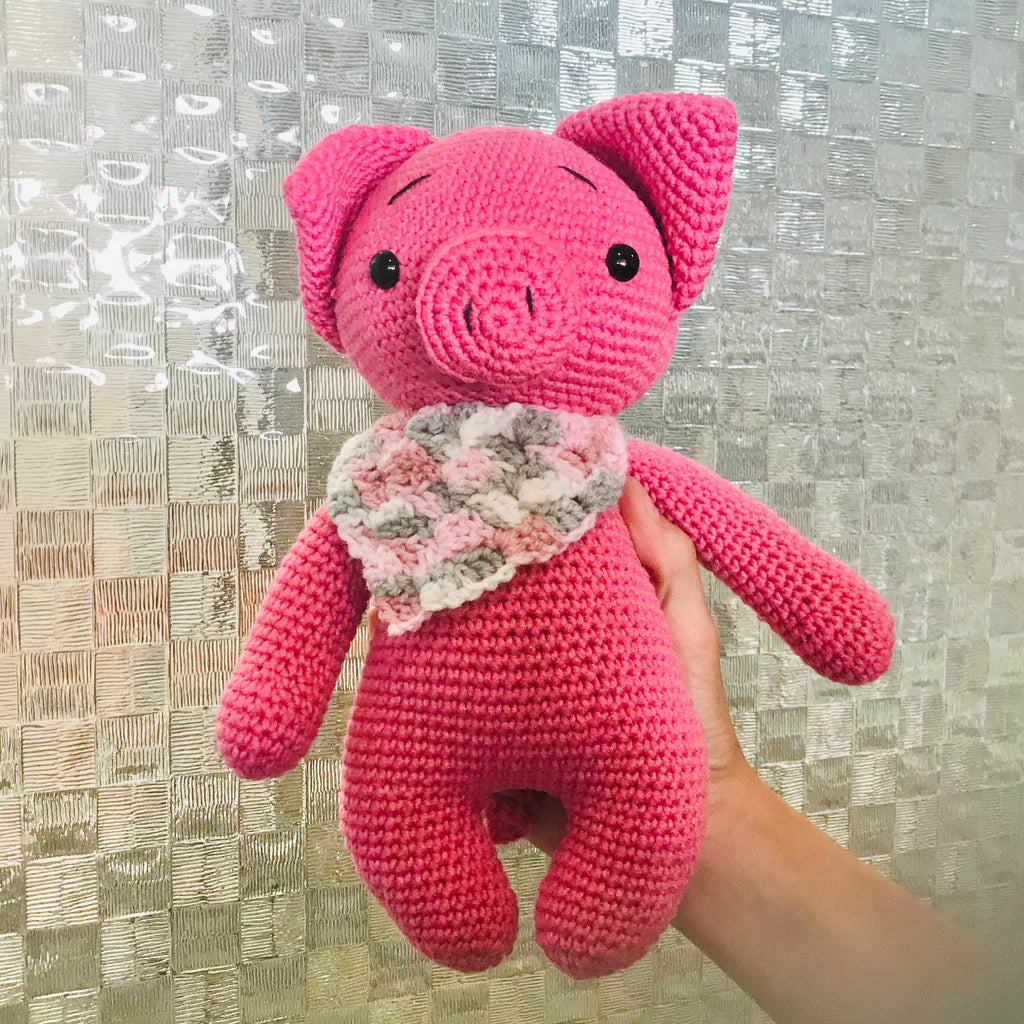 Pig Crochet Toy