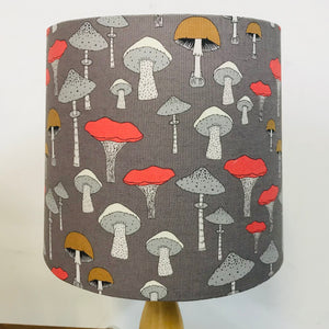 Mushroom Small Timber Table Lamp