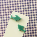 Novelty Studs Earrings - Graphic Acrylic