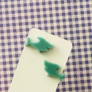 Novelty Studs Earrings - Graphic Acrylic