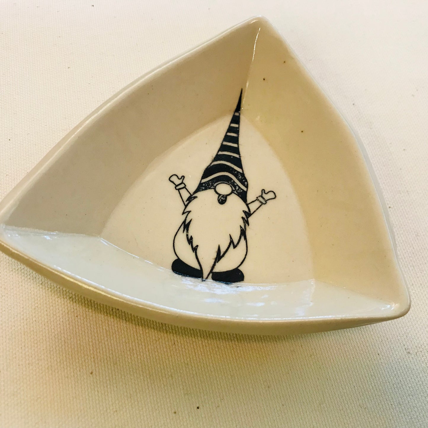 Handthrown Pottery Hexagon & Triangle Trinket Dishes