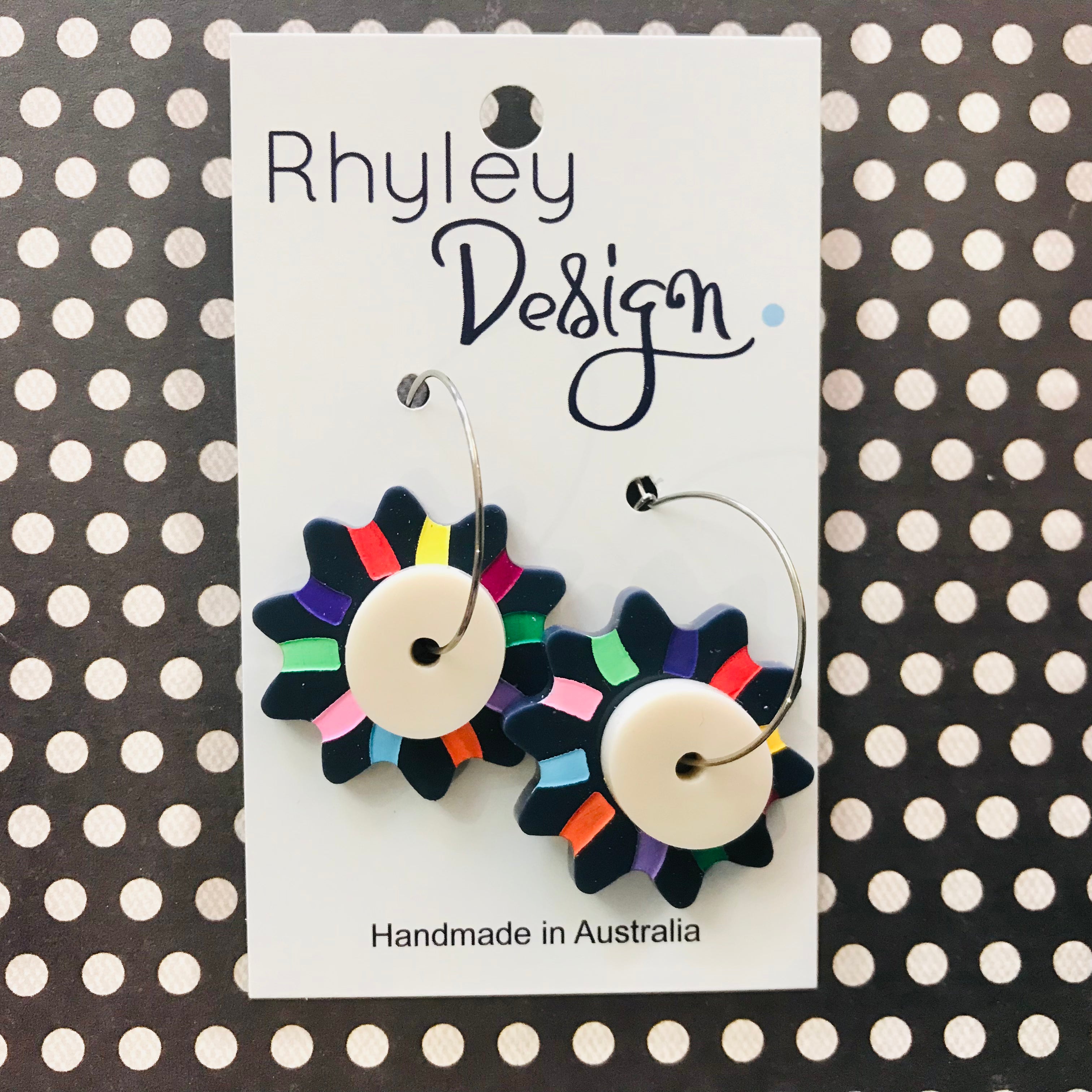 Sun Star Statement Earrings