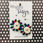 Sun Star Statement Earrings