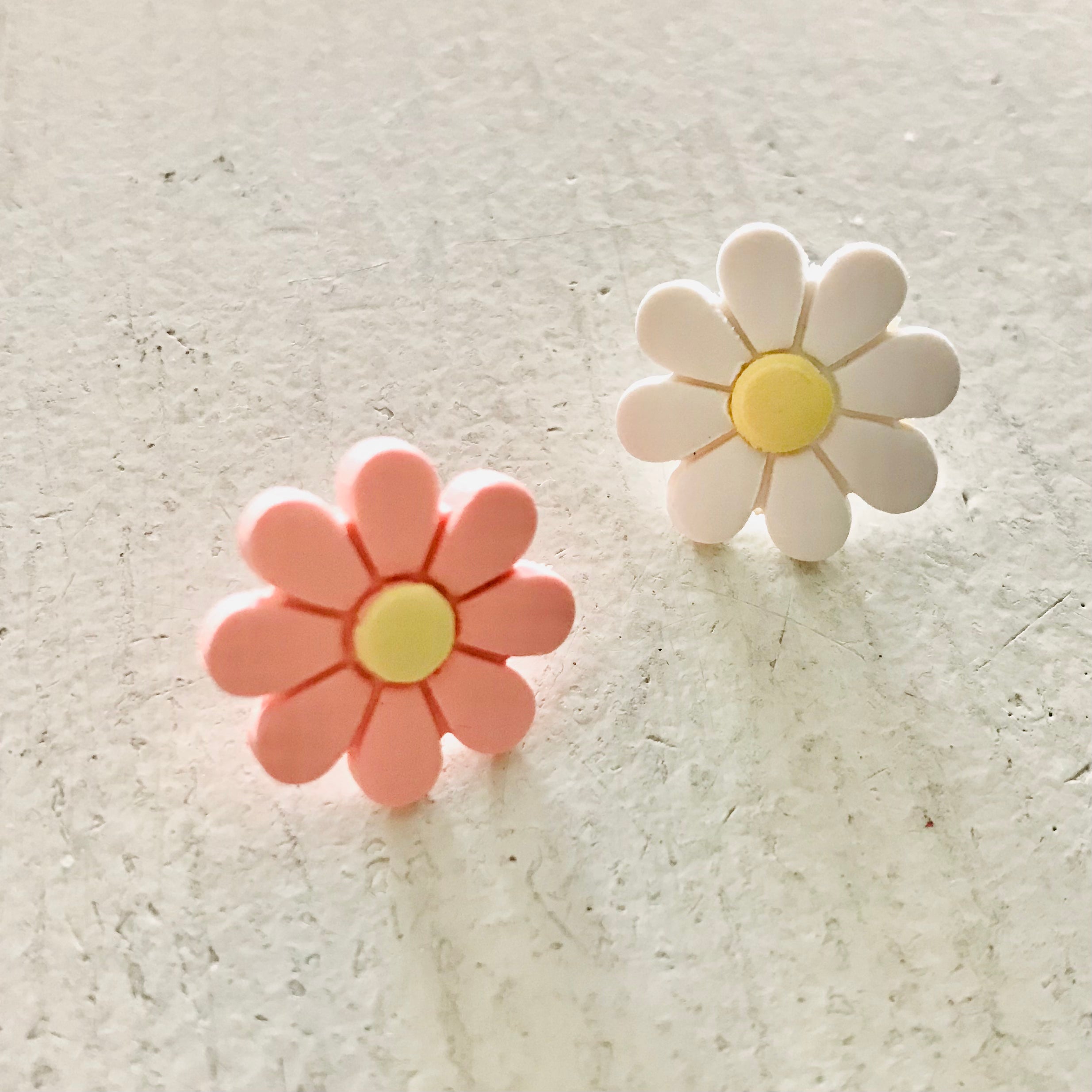 Floral Polymer Clay Flower Stud Earrings