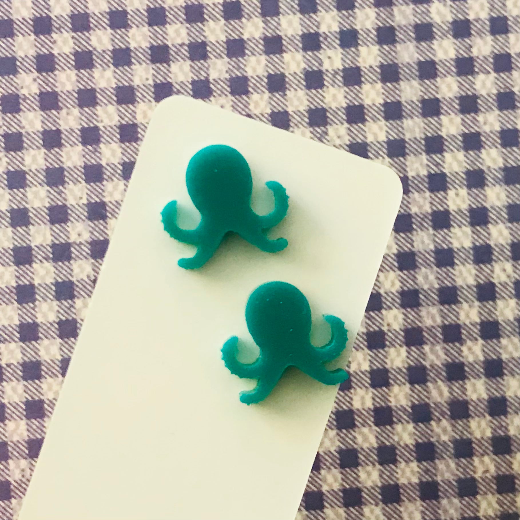 Novelty Studs Earrings - Graphic Acrylic