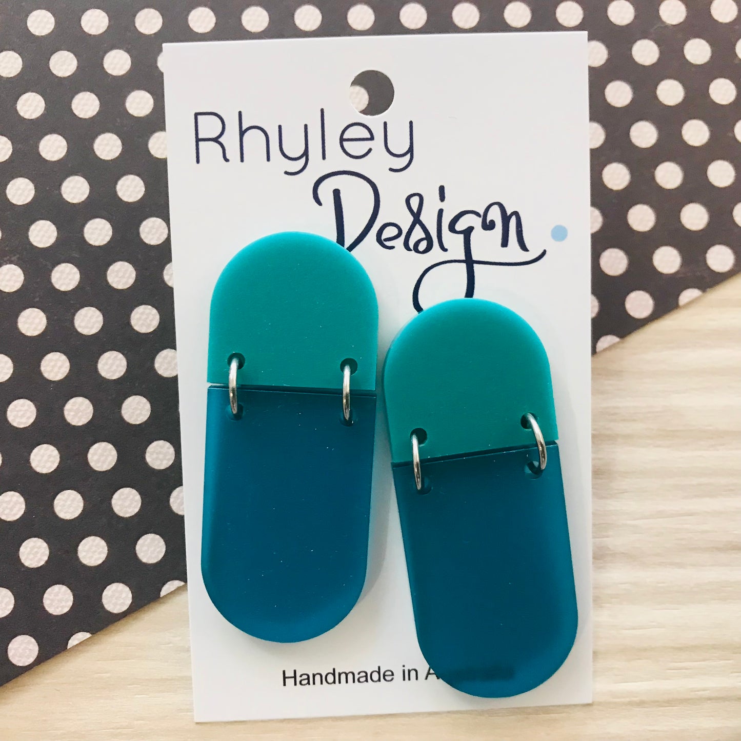 Stylish Oval Statement Earrings