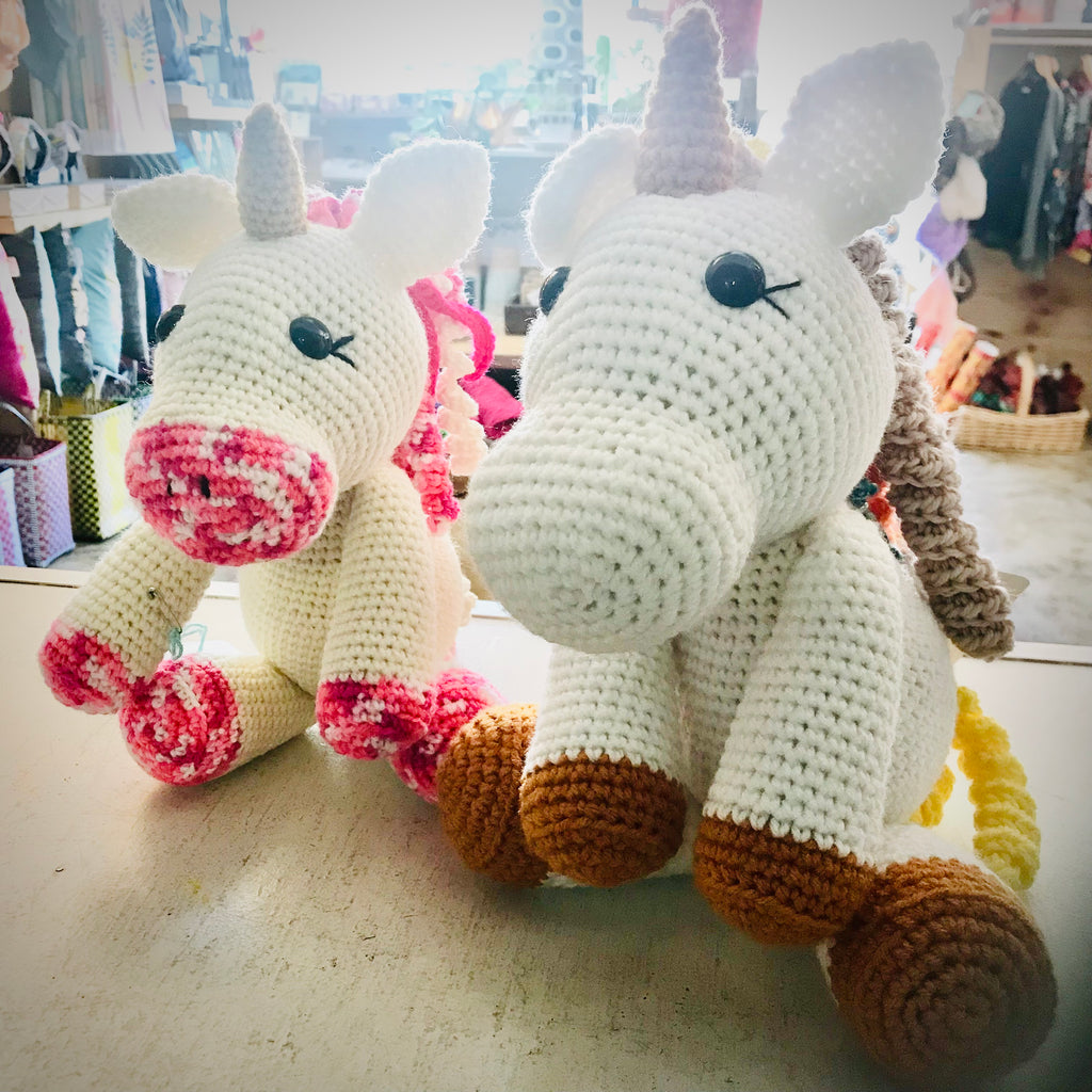 Crochet Unicorn Toy