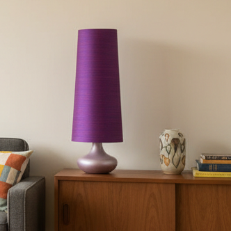 Custom Lamp Shade only - Basics - Vintage Purple Weave