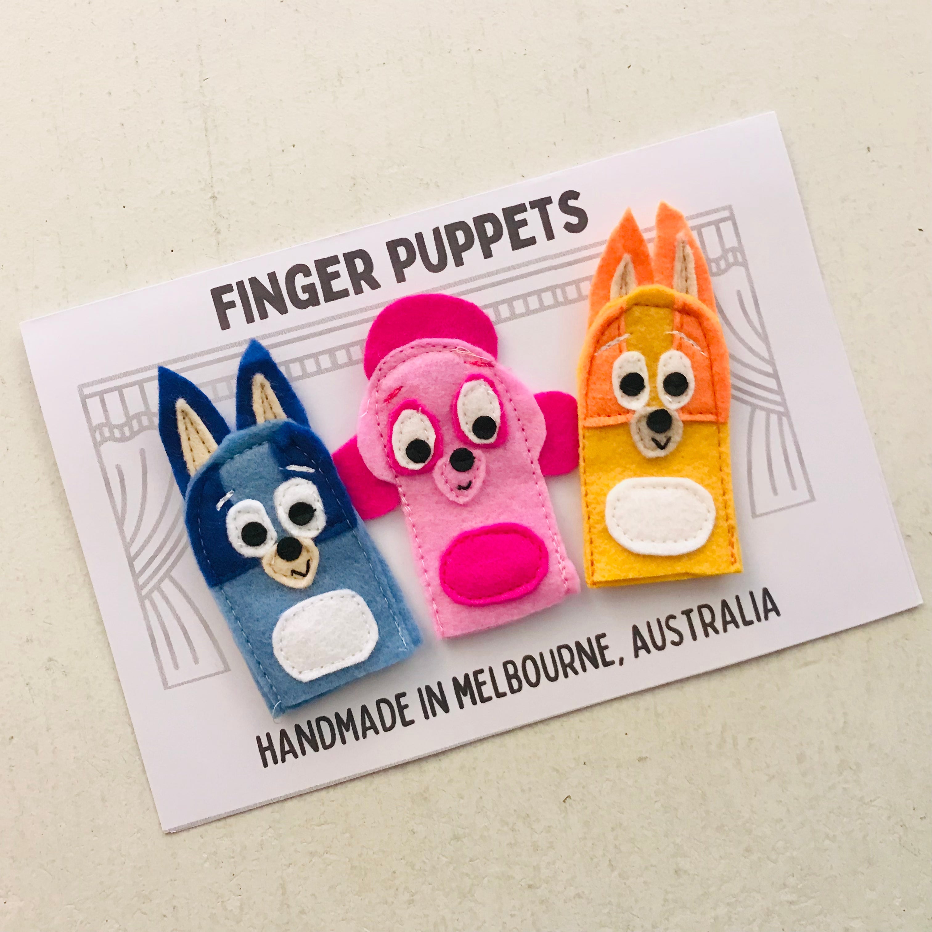 Felt Handmade Finger Puppet Sets