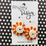 Sun Star Statement Earrings