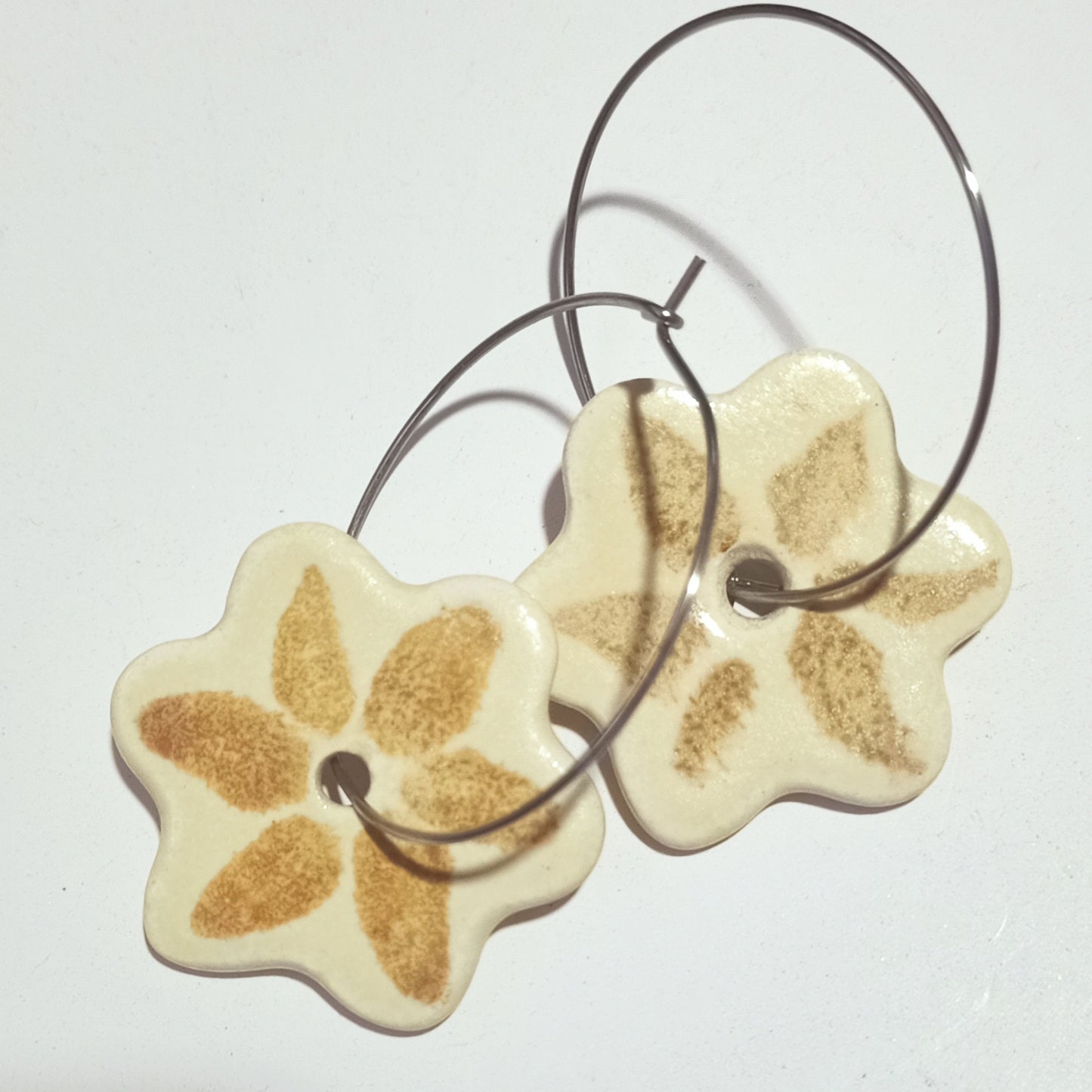 Handcrafted Pottery Earrings