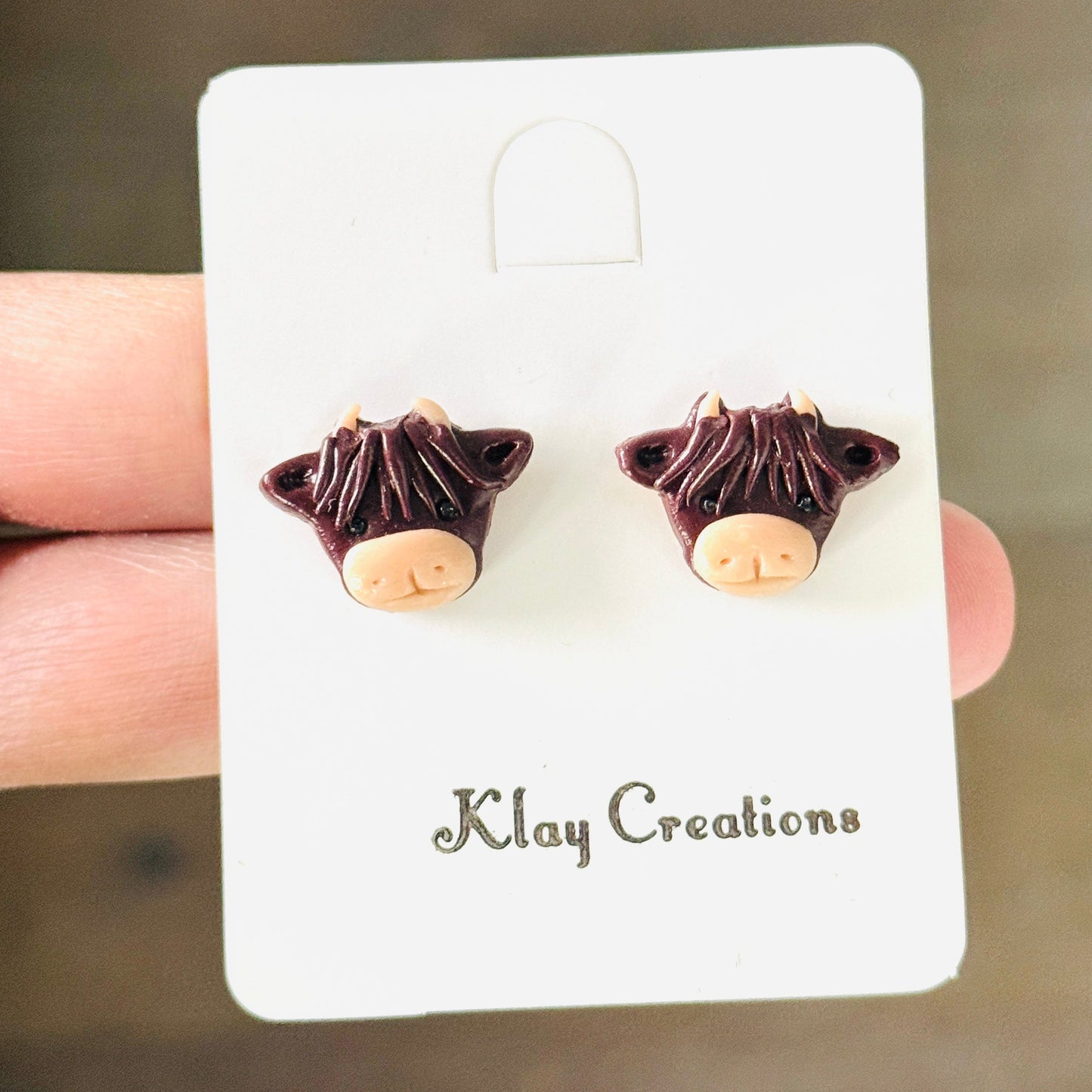 Handmade Polymer Clay Earrings - Novelty Collection