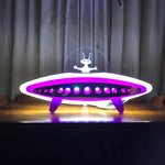 Grhux Desktop Alien Atomic UFO Lamp