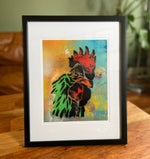 Stencil & Spraypaint Original Artwork - Bird Series - STREET CHOOK