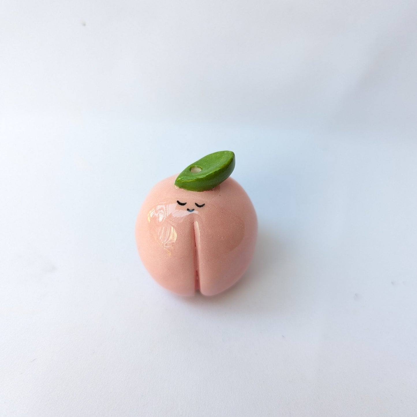 Ceramic Mini Vase Incense Holder - Peach