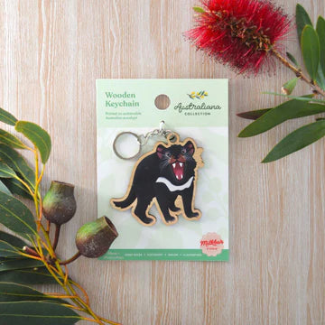Wooden Keychains - Australiana Collection