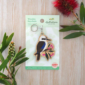 Wooden Keychains - Australiana Collection