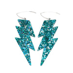 Lightening Bolt Hook Earrings - Mega