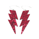 Lightening Bolt Hook Earrings - Mega