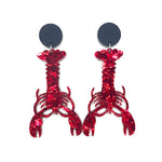 Lobster Dangly Earrings