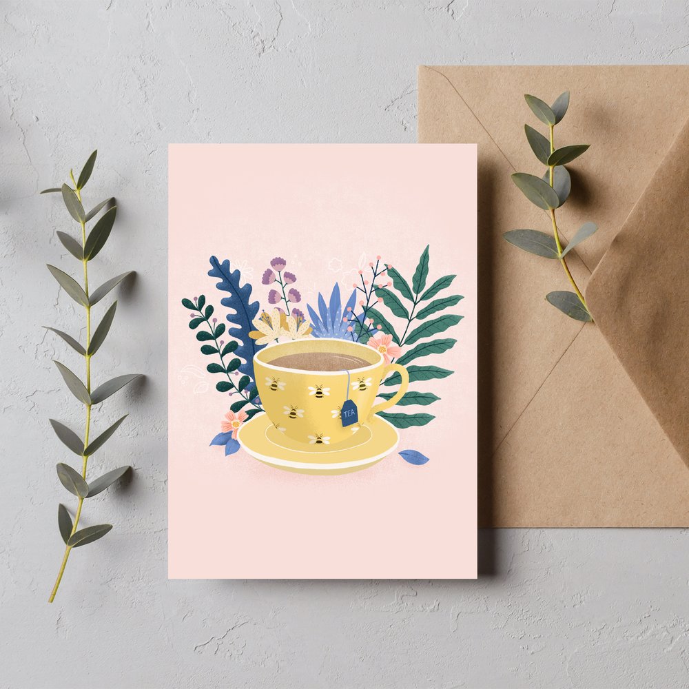 Milkbar Studio Original art Greeting Cards