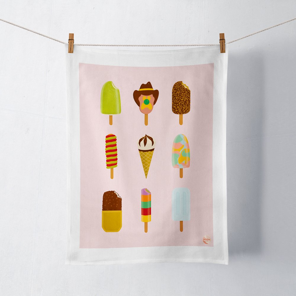 Tea Towel - Ice Creams