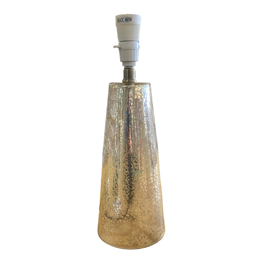 Lamp Base Only - Gold Speckled Glass Table Lamp (pair available)