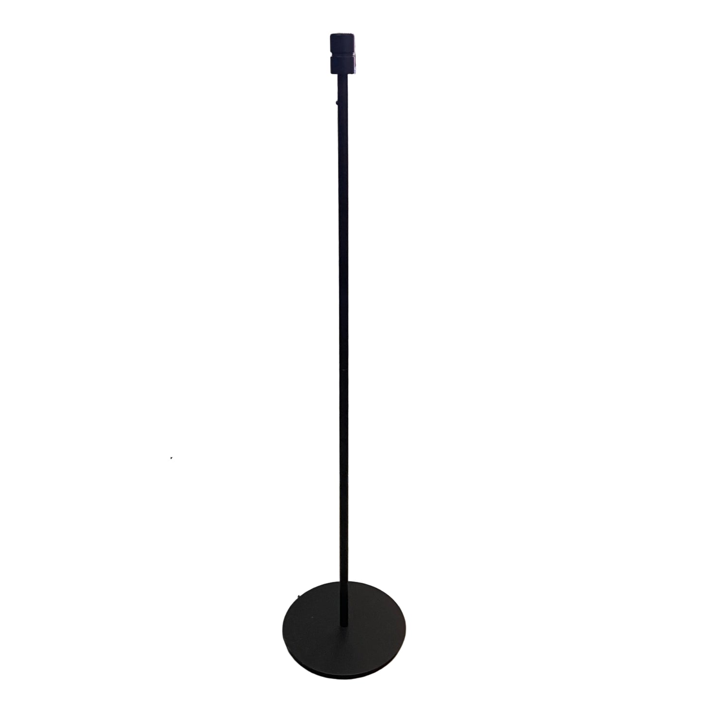 Black Post Standard Floor Lamp with Sage Floral Velvet Shade