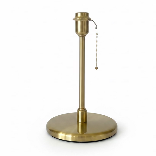 Lamp Base Only - Brass Post Table Lamp (pair available)