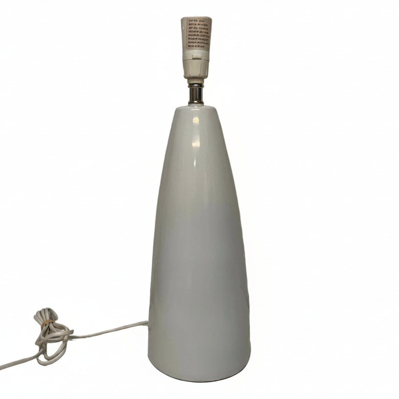 Lamp base only - White Ceramic Atomic Shaped Table Lamp