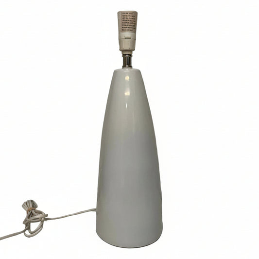 Lamp base only - White Ceramic Atomic Shaped Table Lamp