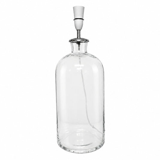 Lamp Base Only - Glass Bottle Table Lamp