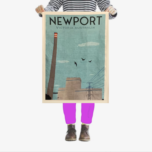 Tea Towel - Newport Power Station