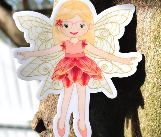 Fairy Blossom Vinyl Stickers