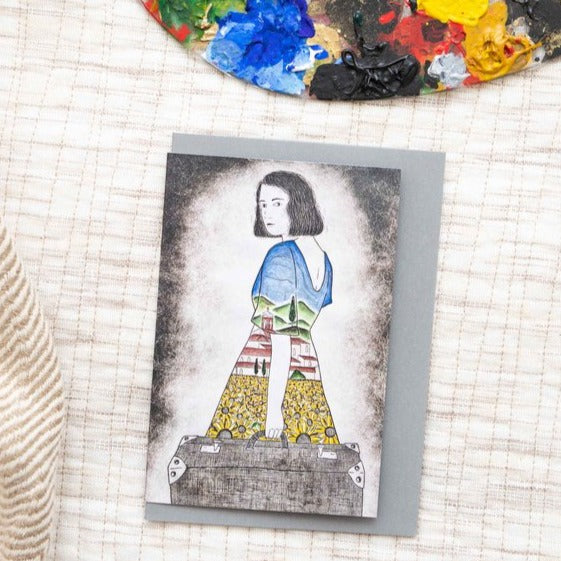 Original Art Print Blank Greeting Cards - individual