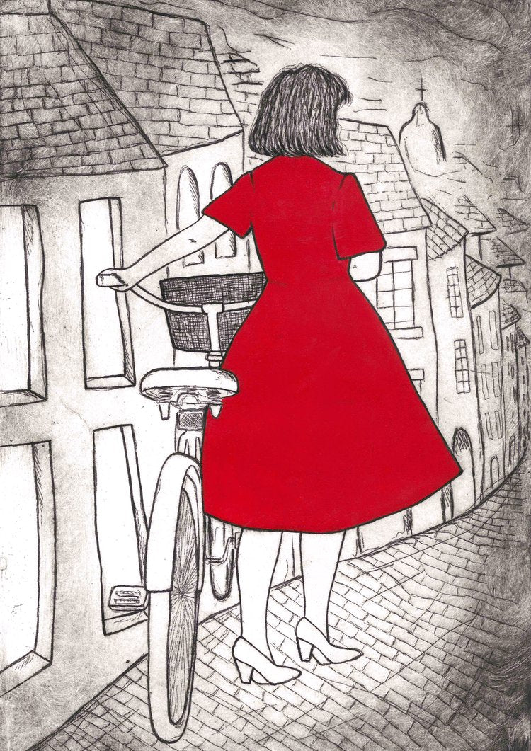 Original Art Print Blank Greeting Cards - individual