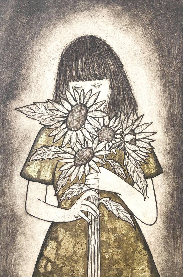 Original Art Print Blank Greeting Cards - individual