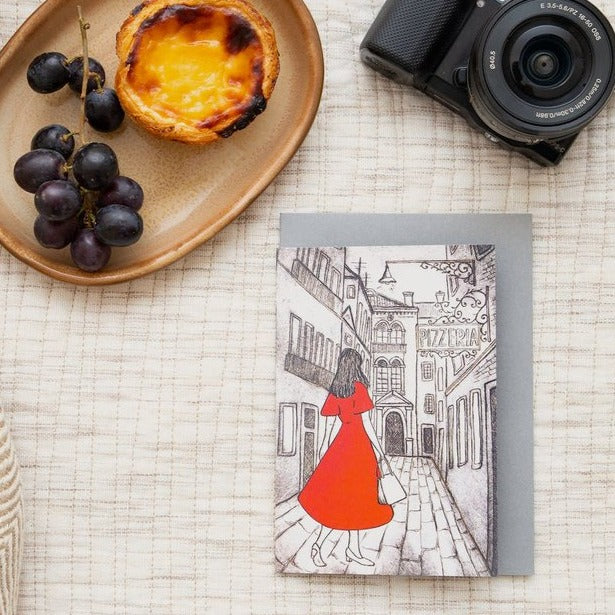 Original Art Print Blank Greeting Cards - individual