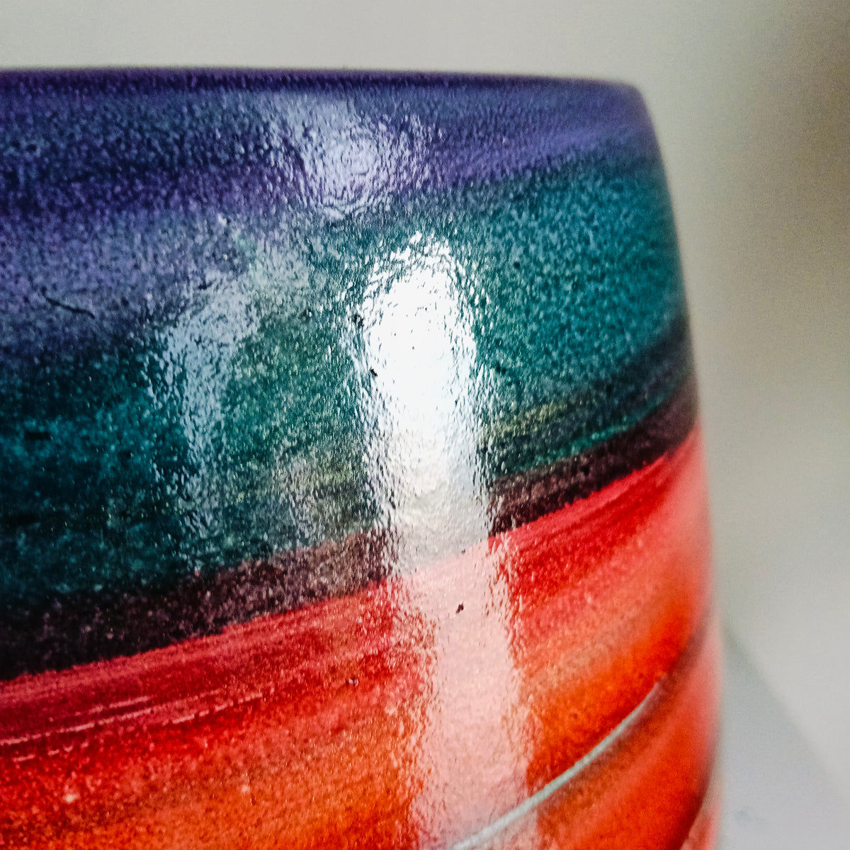 Alcohol Ink planter pot - POT #40