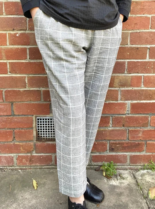 Women's Handmade Slider Pants - Prince of Wales Check