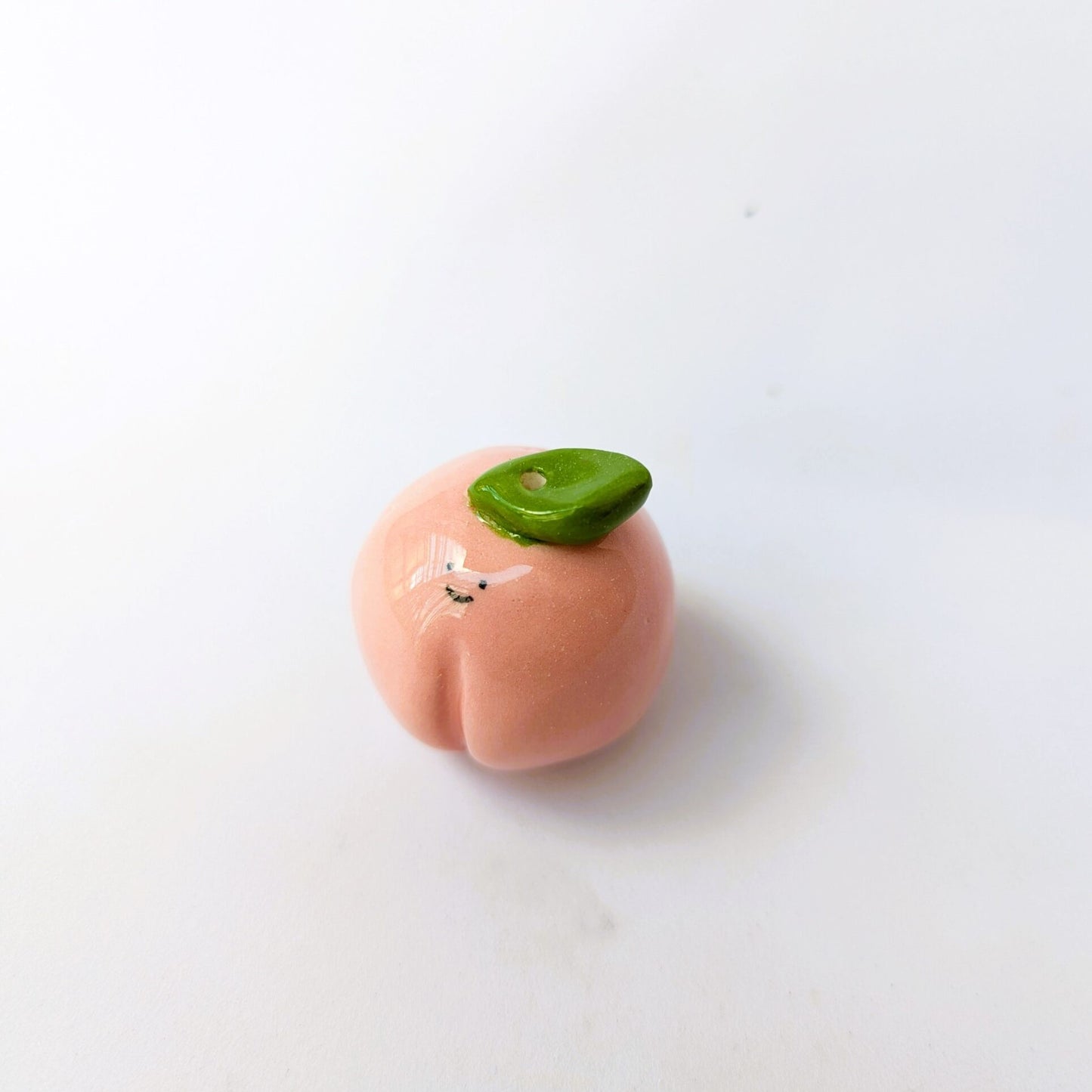 Ceramic Mini Vase Incense Holder - Peach