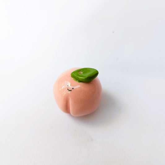 Ceramic Mini Vase Incense Holder - Peach