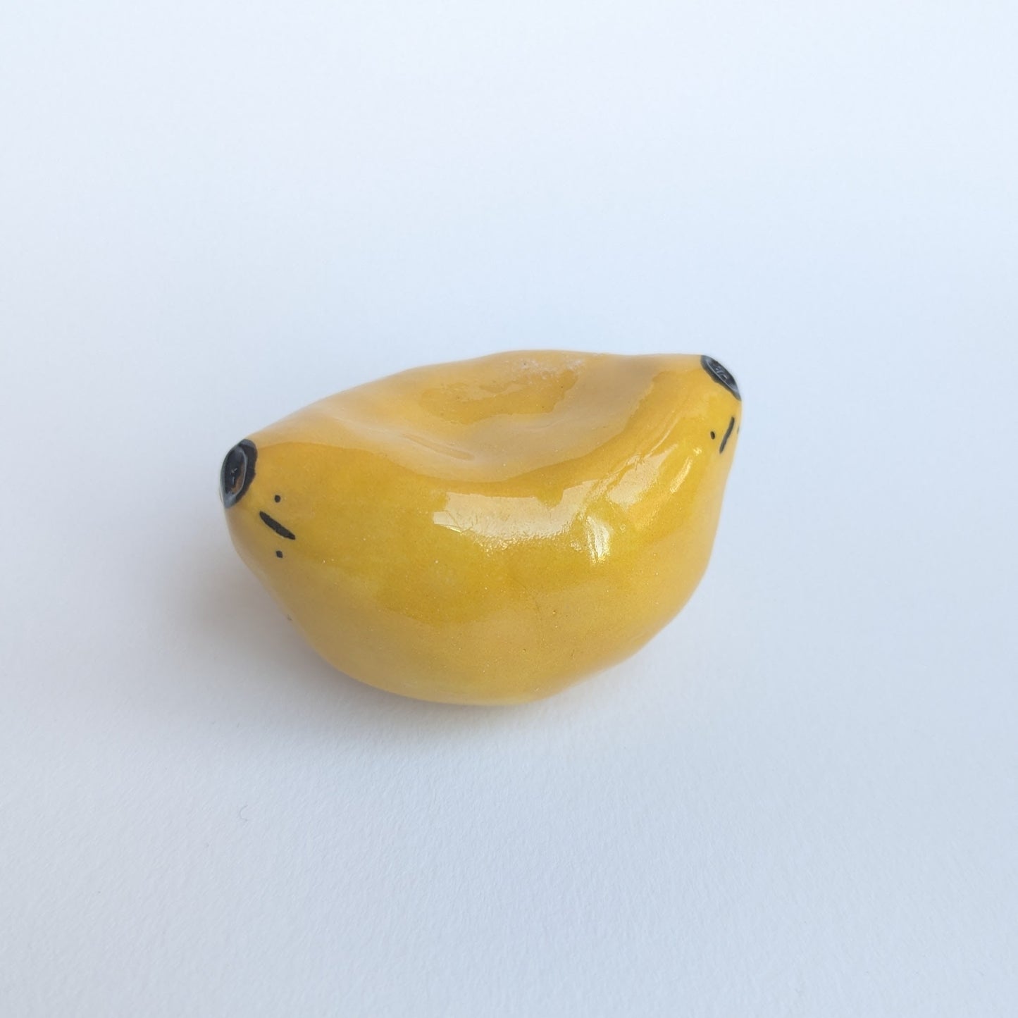 Ceramic Mini Vase Incense Holder - Banana