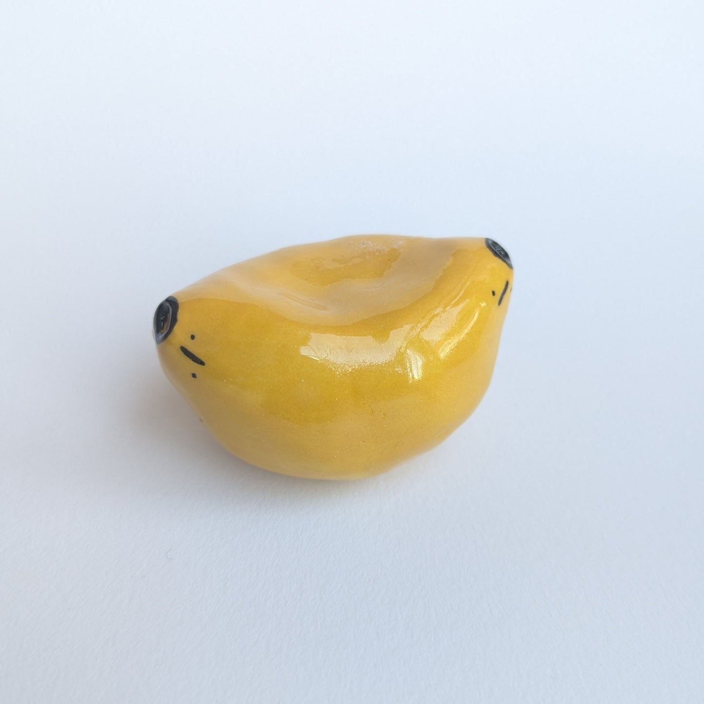 Ceramic Mini Vase Incense Holder - Banana