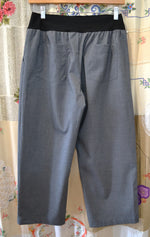 Women's Handmade Band Pants - Steel Grey